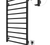 Рушникосушка електрична HF Leeds 970x530 чорний мат