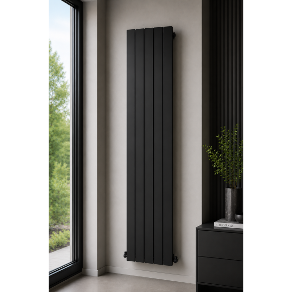 Радіатор дизайнерський Betatherm Blende 1 1800*449 (Чорний RAL9005M) 
