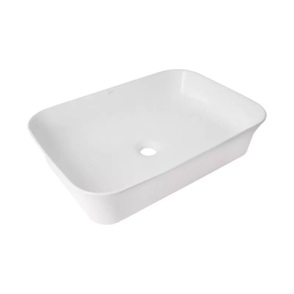 Раковина 560х380х130мм накладна прямокутна  White Qtap Virgo N