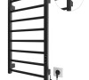 Рушникосушка електрична HF Leeds 770*430 чорний мат