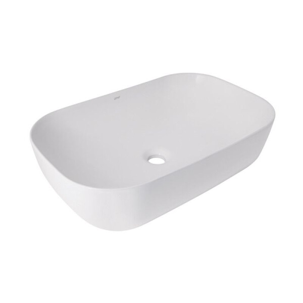 Раковина Q-TAP ROBIN 600х390х150мм накладна прямокутна без донного клапану