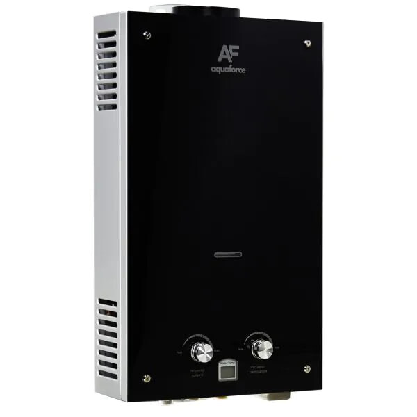 Колонка газова AQUAFORCE GPN10-3 (чорне скло)