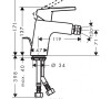 Змішувач для біде HANSGROHE Logis Loop 71250000 #2