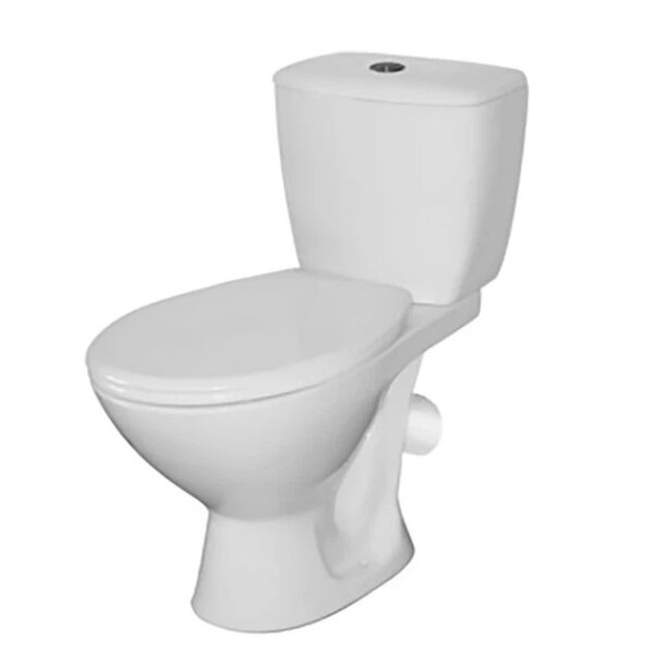 Унітаз CERSANIT COMPACT (888) KORAL K031 3/6 нижній підвід косий злив, сидіня поліпропілен