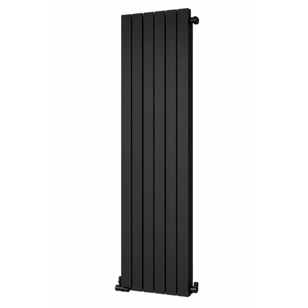 Радіатор дизайнерський Betatherm Quantum 1 1800*405 (Чорний RAL 9005M) підкл.№99