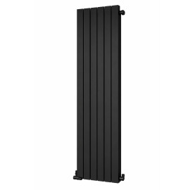Радіатор дизайнерський Betatherm Quantum 1 1800*405 (Чорний RAL 9005M) підкл.№99