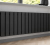 Радіатор дизайнерський ARTDESIGN VERONA 6/1800/440/2016 чорний